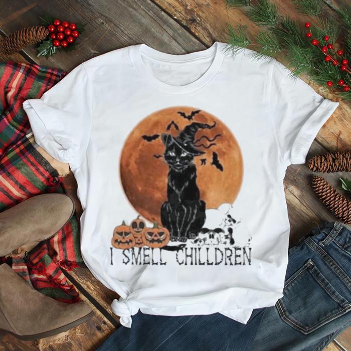 I Smell Children Black Cat Halloween Shirt I Smell Children Black Cat Halloween Shirt