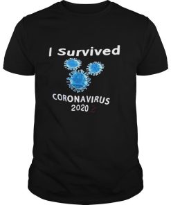 I survived coronavirus 2020 black shirt