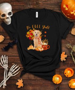Its Fall Yall Golden Retriever Dog Halloween Autumn T Shirt