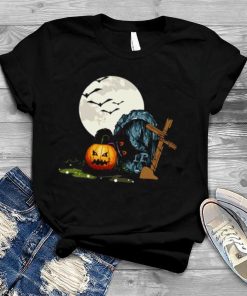 Jack O Lantern Clip Art Cemetery Pumpkin Halloween shirt