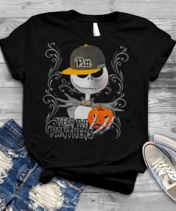 Jack Skellington Fear The Pittsburgh Panthers Pumpkin Halloween Shirt
