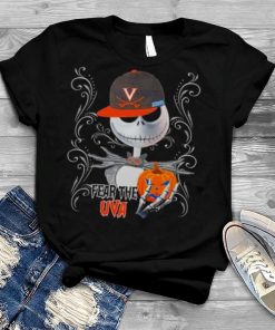 Jack Skellington Fear The Virginia Cavaliers Pumpkin Halloween Shirt