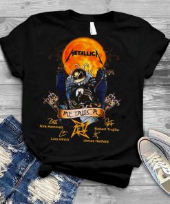Jack Skellington Metallica Band Halloween Signatures 2022 Shirt