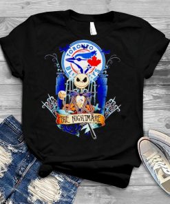 Jack Skellington Toronto Blue Jays The Nightmare Halloween shirt