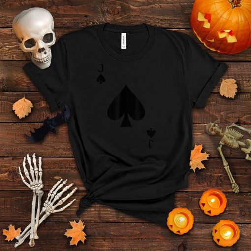 Jack of Spades Deck of Cards Halloween Costume T Shirt