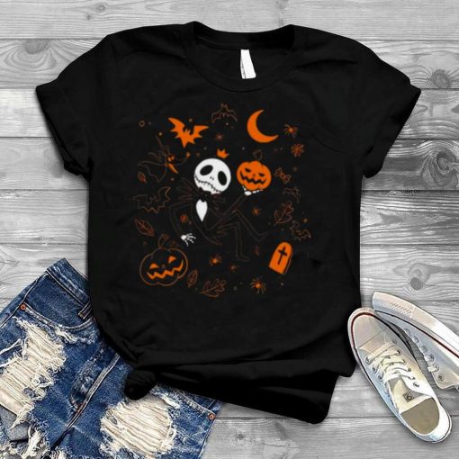 Jack skellington and pumpkin halloween 2022 shirt