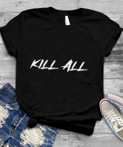 Kill All Halloween Costume Word Design T Shirt