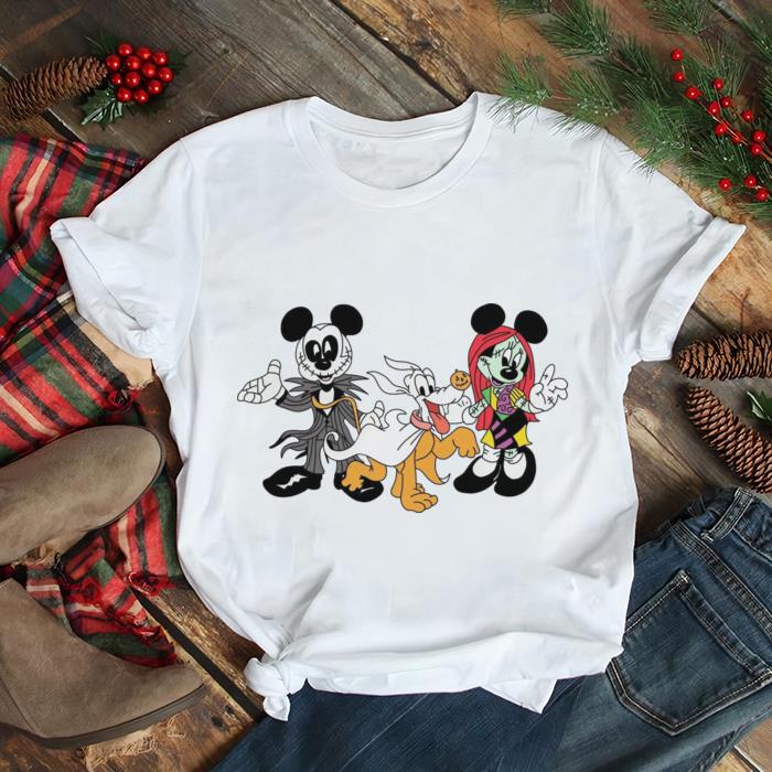 Mickey And Minnie Sally Jack Skellington Couples Halloween shirt Mickey And Minnie Sally Jack Skellington Couples Halloween shirt