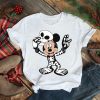 Mickey Mouse With Halloween Mask T Shirt