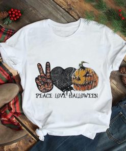 Peace Love Halloween Halloween Shirt