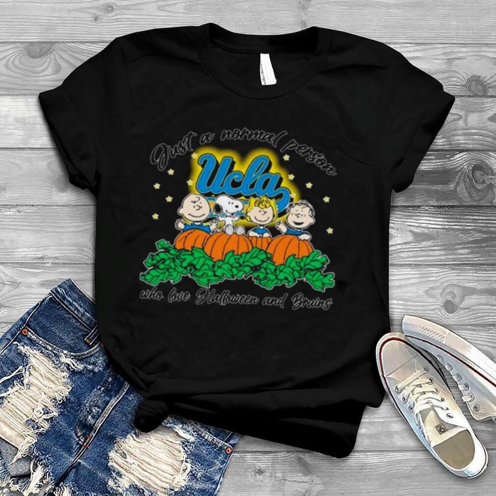 Peanuts Just A Normal Person Who Love Halloween And UCLA Bruins Logo 2023 Shirt Peanuts Just A Normal Person Who Love Halloween And UCLA Bruins Logo 2023 Shirt