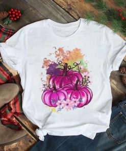Pink Pumpkin Halloween Artwork Shirt