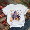 Retro H Disney Halloween Castel shirt
