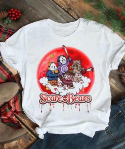 Scare Bears Red Halloween Horror Movie Shirt