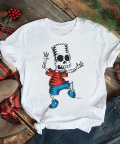 The Simpsons Bart Skeleton Treehouse of Horror Halloween T Shirt