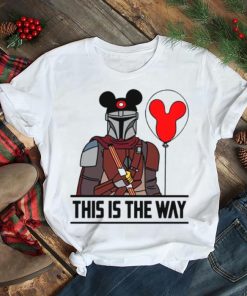 This Is The Way Star Wars Mickey Ears Mandalorian Darth Vader Halloween shirt
