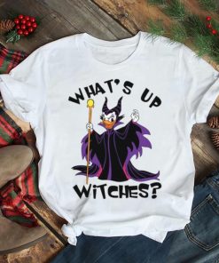 What Up Witches Donald Duck Funny Graphic Halloween Spooky Night shirt
