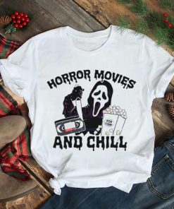 horror Movies and Chill SVG Halloween Ghost Shirt