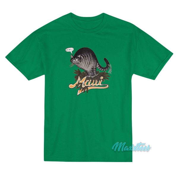 B Kliban Cat Maui Wowie Marijuana T-Shirt B Kliban Cat Maui Wowie Marijuana T-Shirt