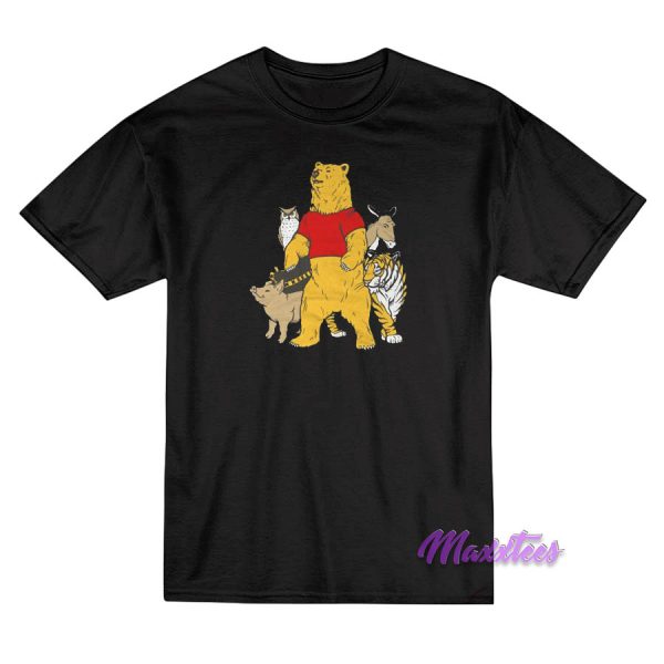 BEAR AND FRIENDS Winnie The Pooh T-Shirt BEAR AND FRIENDS Winnie The Pooh T-Shirt