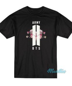 BTS Army Floral Logo T-Shirt