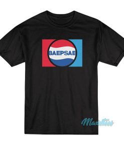 BTS Baepsae Silver Spoon Pepsi Logo T-Shirt