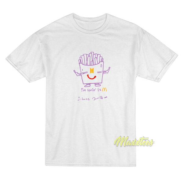 BTS J Hope x Mcd Saucy T-Shirt BTS J Hope x Mcd Saucy T-Shirt