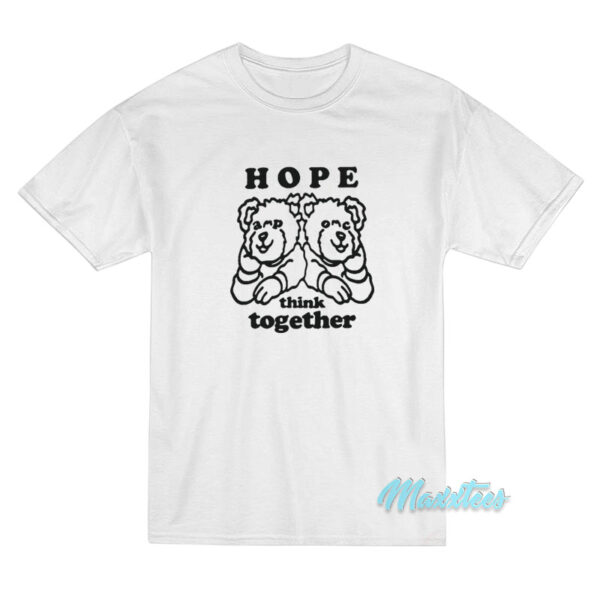 BTS Jisung Hope Think Together Bear T-Shirt BTS Jisung Hope Think Together Bear T-Shirt