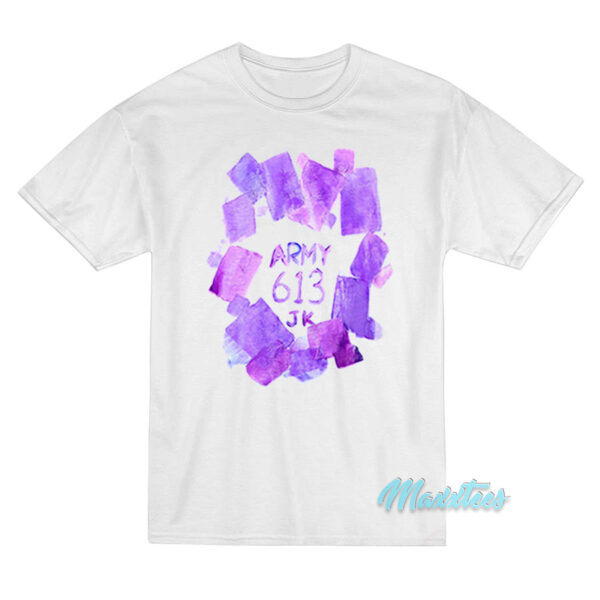 BTS Jungkook Army 613 JK T-Shirt BTS Jungkook Army 613 JK T-Shirt