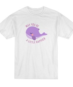 BTS Tiny Tan Whale May You Be A Little Happier T-Shirt