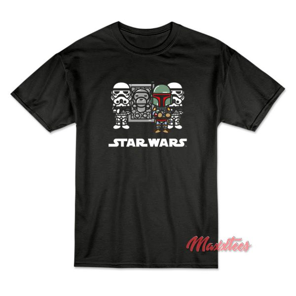 Baby Milo x Star Wars Bape T-Shirt Baby Milo x Star Wars Bape T-Shirt