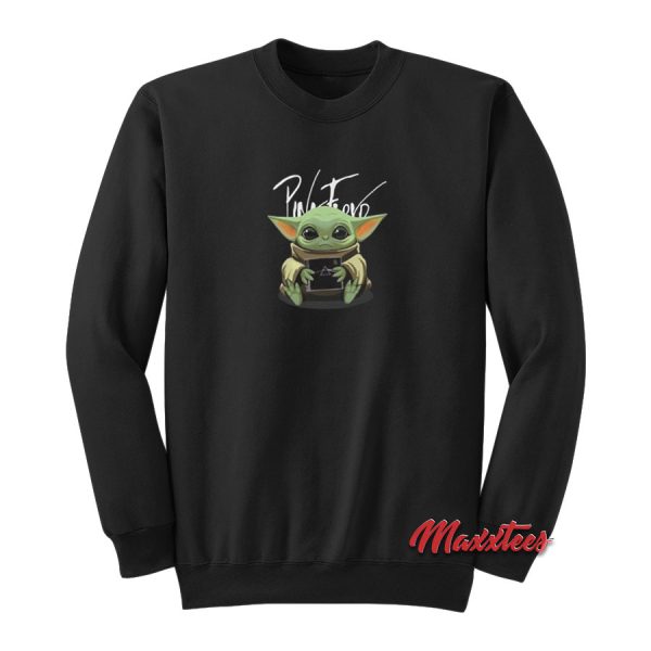 Baby Yoda Hug Pink Floyd Album Sweatshirt Baby Yoda Hug Pink Floyd Album Sweatshirt