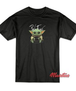 Baby Yoda Hug Pink Floyd Album T-Shirt