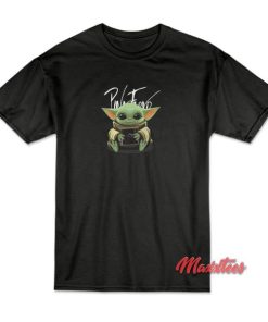 Baby Yoda Hug Pink Floyd Album T-Shirt