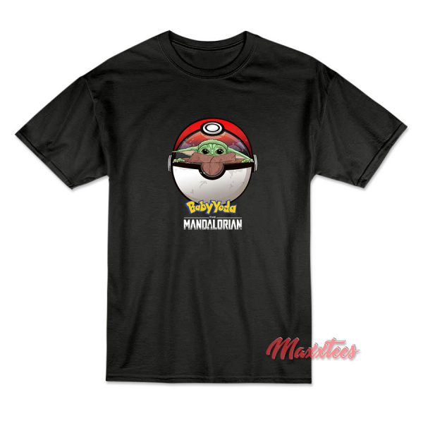 Baby Yoda Pokeball The Mandalorian T-Shirt Baby Yoda Pokeball The Mandalorian T-Shirt
