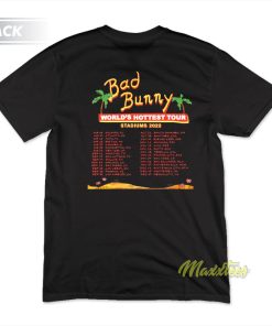 Bad Bunny World Hottest Tour T-Shirt
