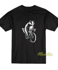 Badger On A Bicycle T-Shirt 2 Badger On A Bicycle T Shirt 3
