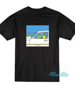 Bart Simpson Driving A Car T-Shirt
