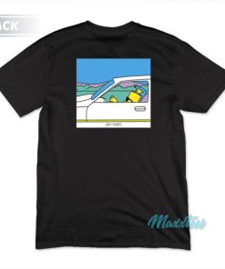 Bart Simpson Driving Scenic T Shirt 3