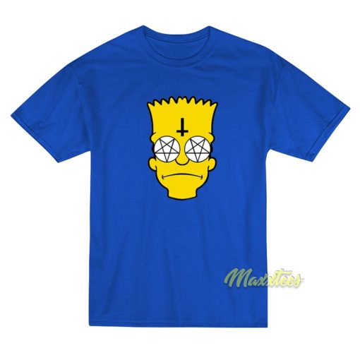 Bart Simpson Head Big Eyes The Simpson T-Shirt