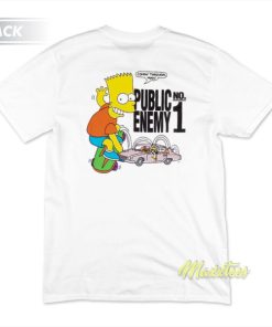 Bart Simpson Public Enemy T-Shirt 2 Bart Simpson Public Enemy T Shirt 3