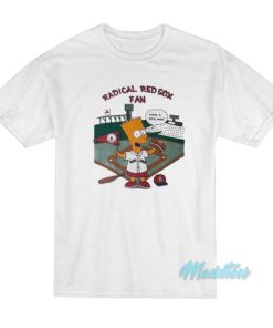 Bart Simpson Radical Red Sox Fan T-Shirt