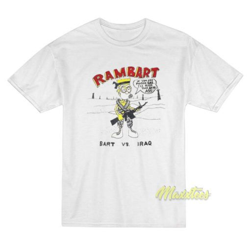 Bart Simpson Rambart T-Shirt