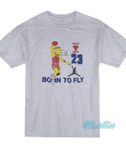 Bart Simpsons 23 Born To Fly T-Shirt