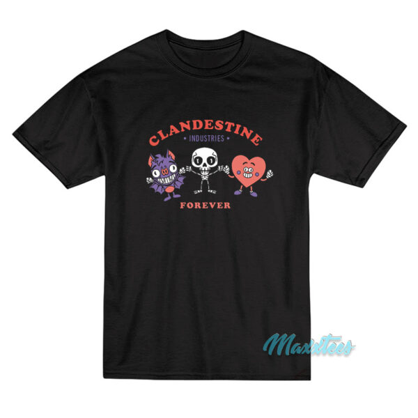 Bat Clandestine Industries Forever T-Shirt Bat Clandestine Industries Forever T-Shirt
