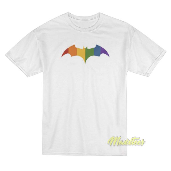 Batwomen Logo Rainbow T-Shirt Batwomen Logo Rainbow T-Shirt
