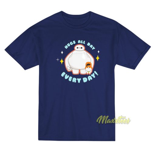 Baymax and Mochi Hugs All Day Everyday T-Shirt