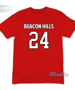 Beacon Hills 24 Stiles Stilinski Lacrosse T-Shirt