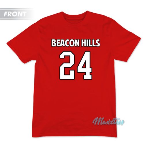 Beacon Hills 24 Stiles Stilinski Lacrosse T-Shirt