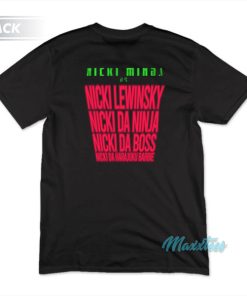 Beam Me Up Scotty Nicki Minaj T-Shirt 2 Beam Me Up Scotty Nicki Minaj T Shirt 3